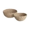 2-tlg. Korbset Rund RUSH ROPE In Natur