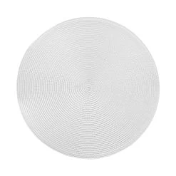 6x Tischset Ø38cm AMBIENTE In Hellgrau