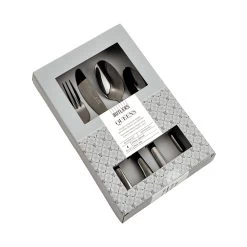 Besteck-Set 4-tlg. QUEENS In Schwarz