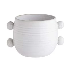 Blumentopf B 23 X T 15cm HANDLE In Creme
