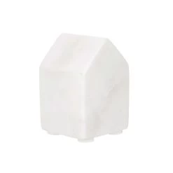 Deko-Haus L 5 X H 8cm BLOCKHOUSE In Weiß