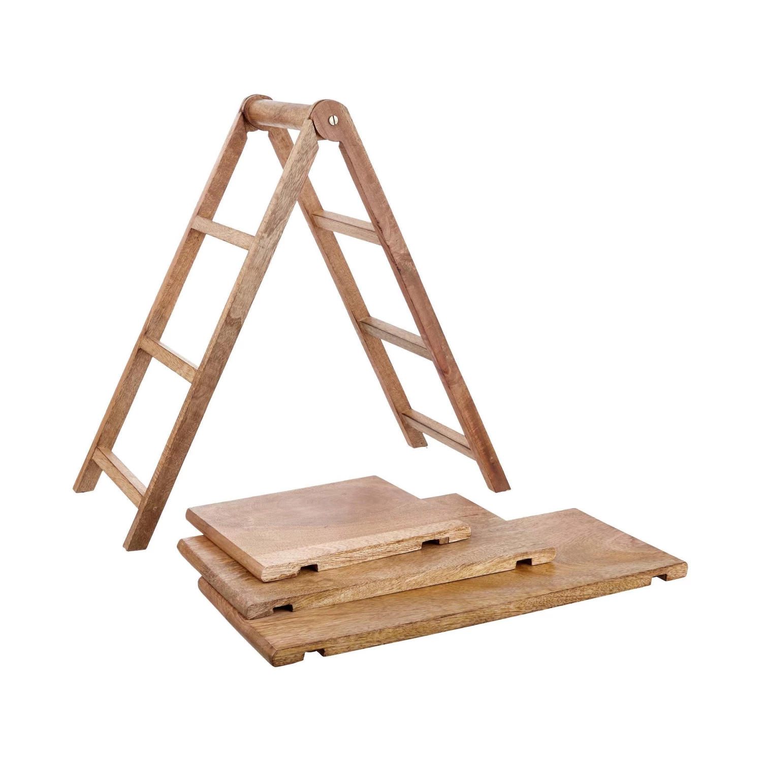 Etagere 3-stufig Höhe 48cm MANGO DAYS In Braun â Bild 6