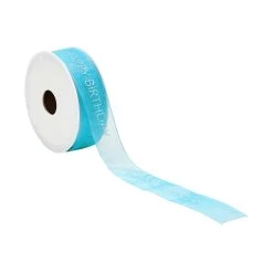Geschenkband HAPPY BIRTHDAY RIBBON In Blau