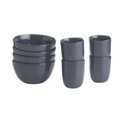 Geschirr-Set 8-tlg. NATIVE In Dunkelblau