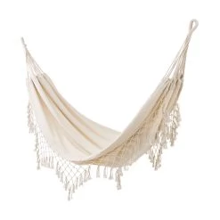 Hängematte Mit Fransen Und Beutel DAYDREAMER In Creme