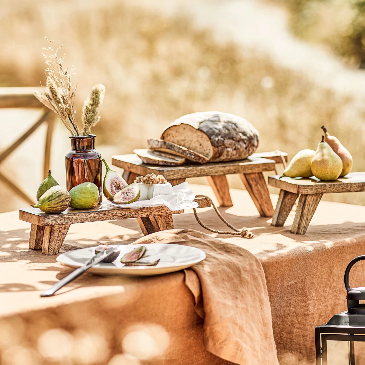 Holzpodest L 36 X B 17cm ON STAGE In Braun – Bild 2