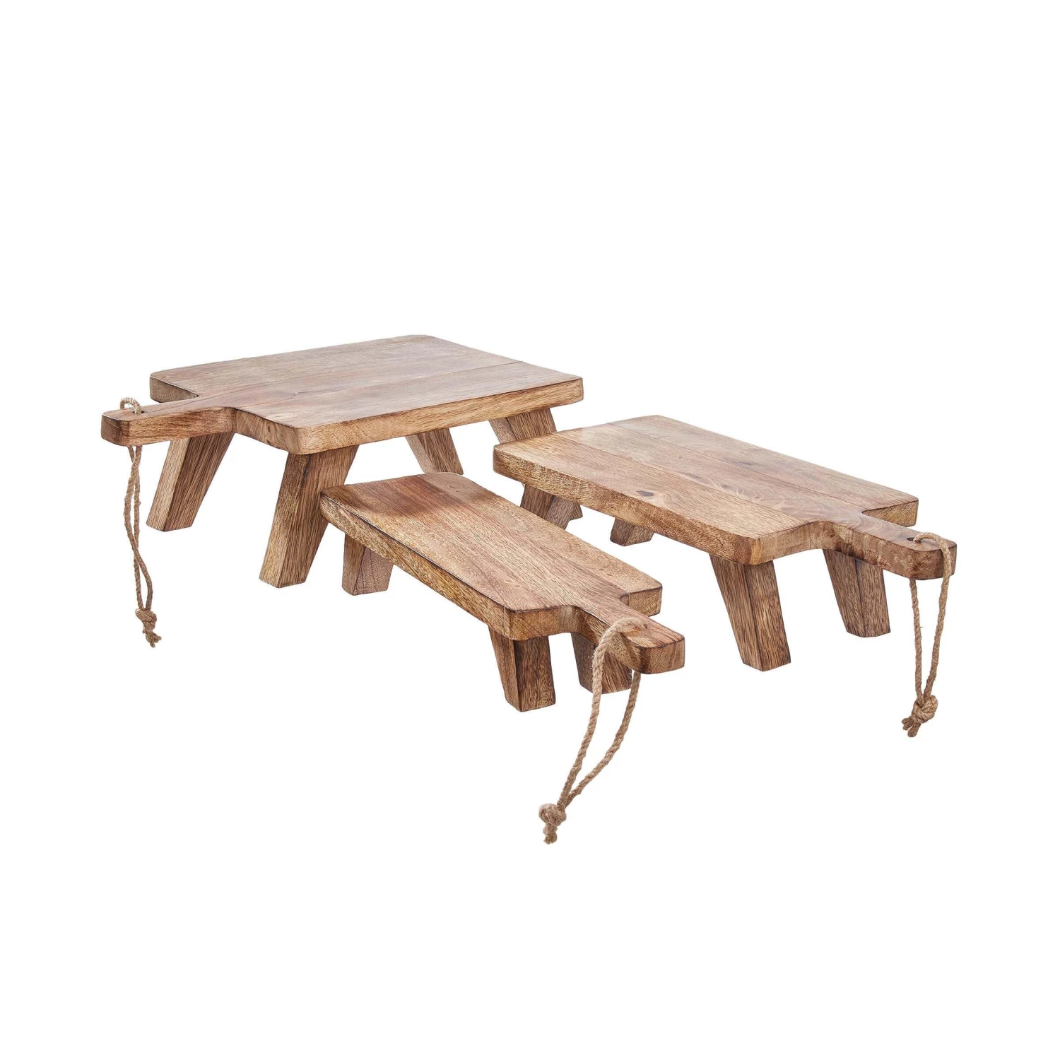 Holzpodest L 36 X B 17cm ON STAGE In Braun – Bild 8