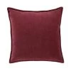 Kissen L 45 X B 45cm COTTON VELVET In Bordeaux