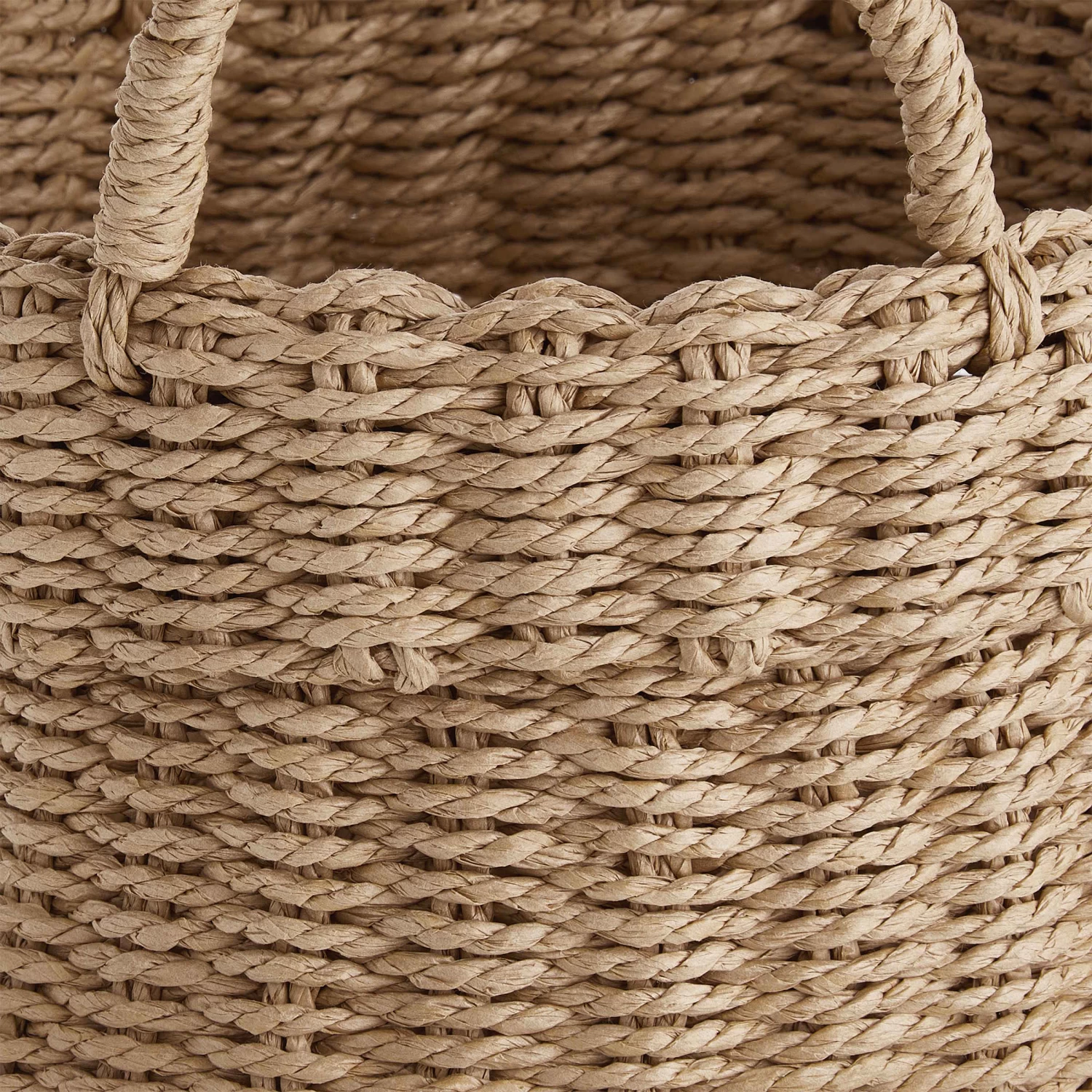 Korb Ø23cm PAPER BRAID In Natur – Bild 5