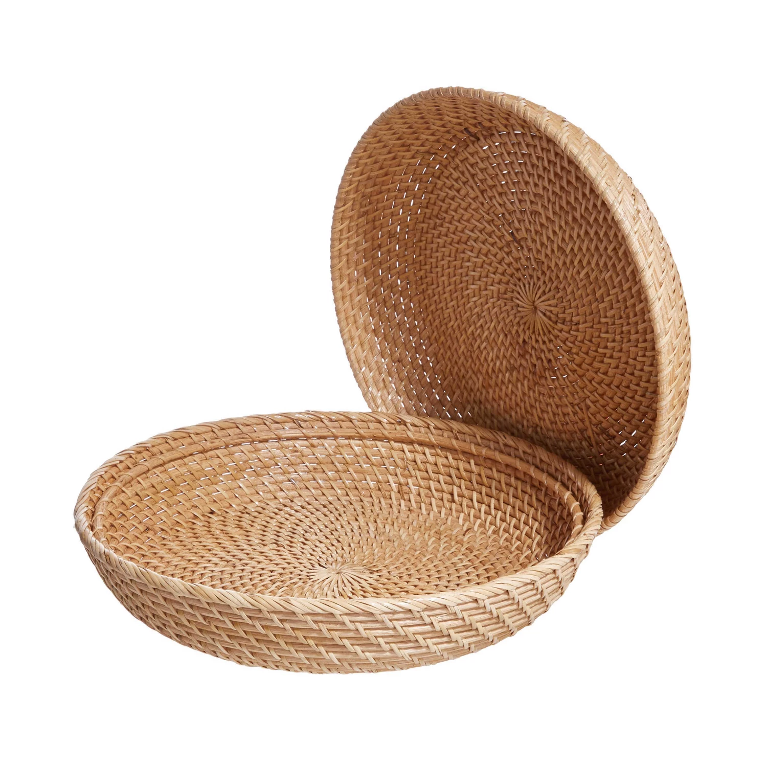 Korbschale Rattan Ø33cm RONDA In Natur – Bild 3