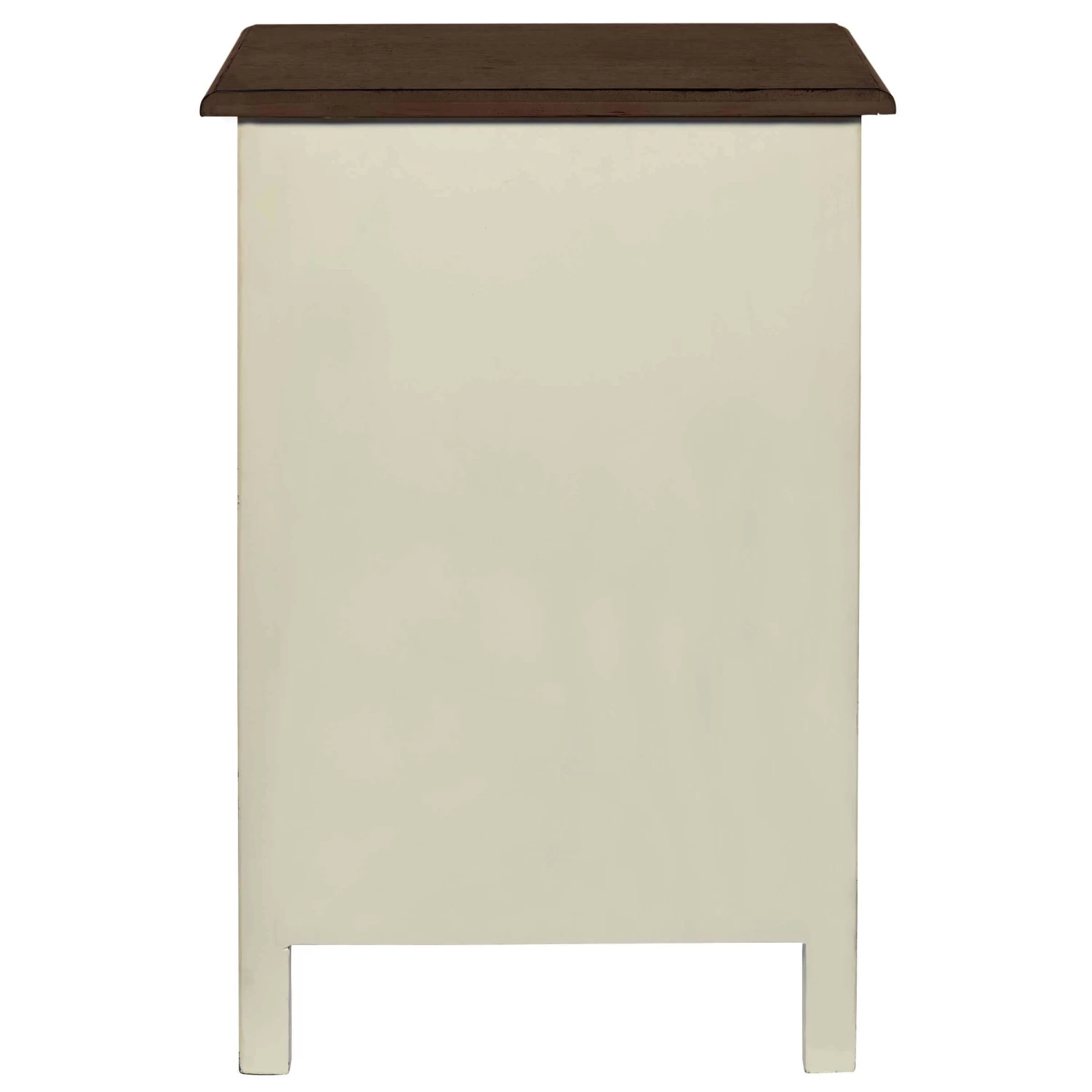 Nachttisch CABOTT COVE In Creme-Braun – Bild 6