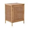 Nachttisch-Schränkchen Handgefertigt Aus Rattan BOHO LOUNGE In Natur