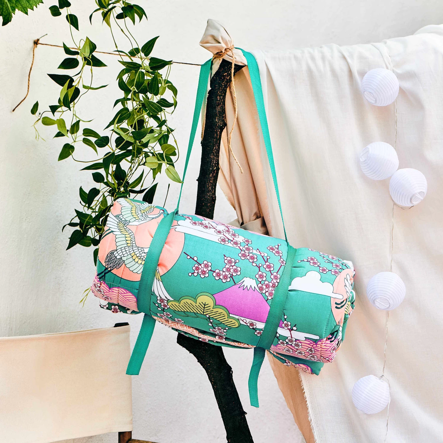 Picknickdecke Japan B 140 X T 180cm PICNIC DELUXE In Bunt – Bild 6