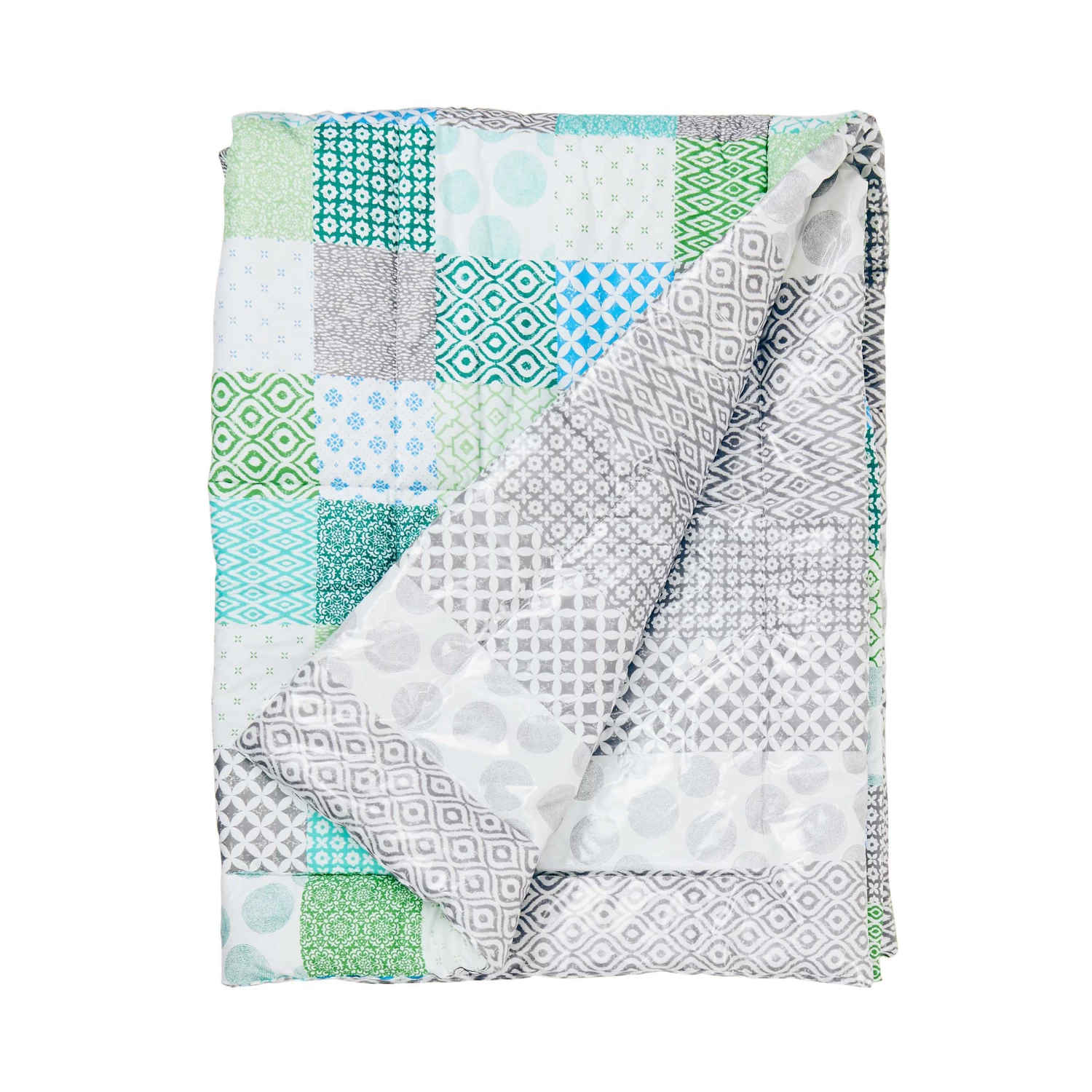 Picknickdecke Kacheln B 140 X T 180cm PICNIC DELUXE In Bunt – Bild 2