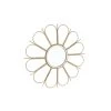 Spiegel Blume Ø26cm FIORE In Gold
