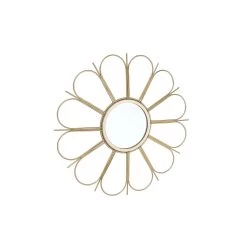 Spiegel Blume Ø26cm FIORE In Gold