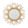 Spiegel Blumenförmig Ø52cm COTTAGE In Natur