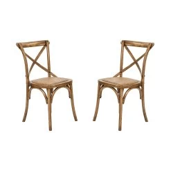 Stuhl 2er-Set Natur CROSS COUNTRY In Braun