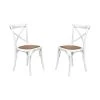 Stuhl 2er-Set Weiß CROSS COUNTRY In Weiß