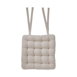 Stuhlkissen Mit Bändchen L 35 X B 37cm SOLID In Beige