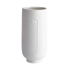 Vase Höhe 29cm LINE ART In Weiß