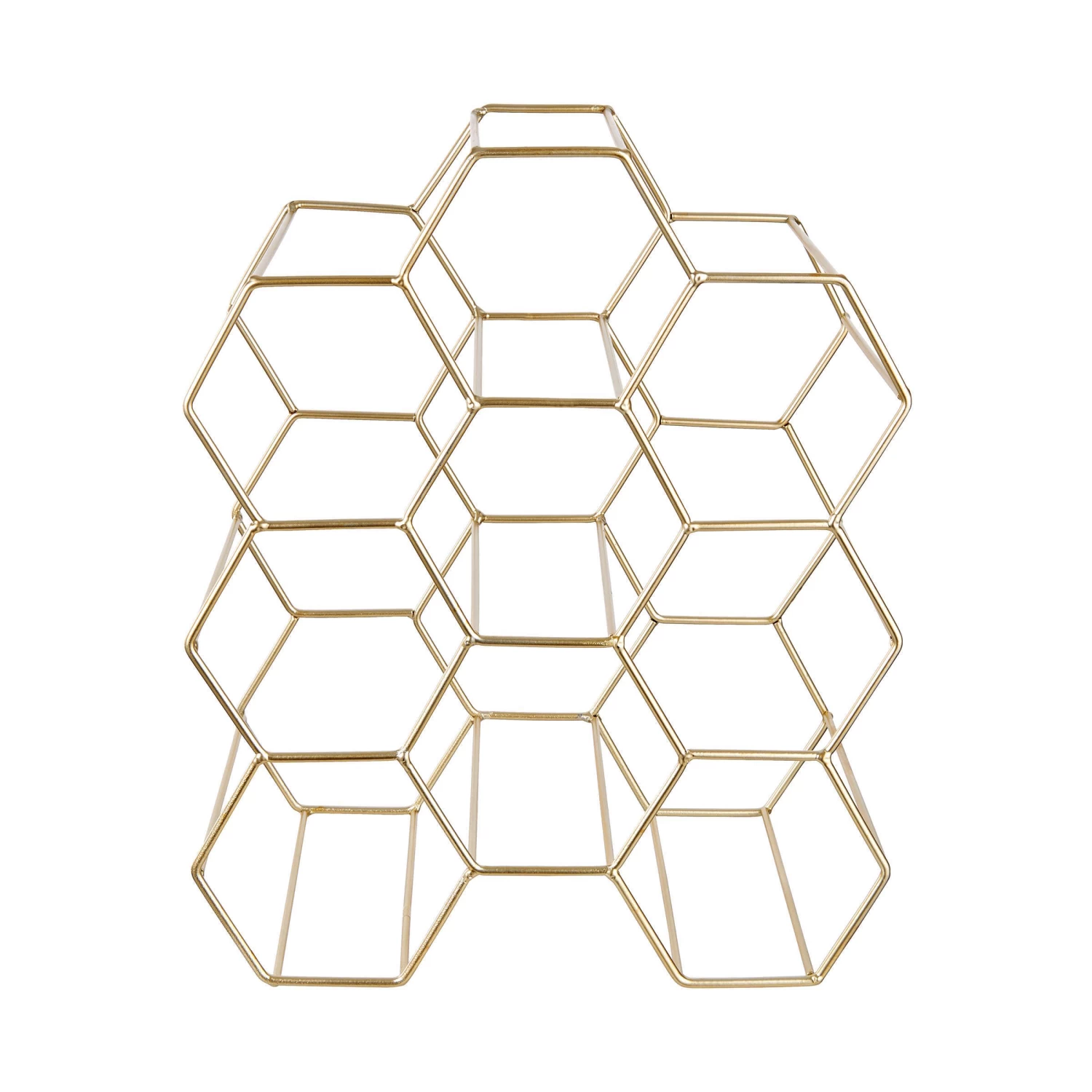 Weinregal Für 9 Flaschen L 36 X H 30cm CUBICLE In Gold – Bild 4