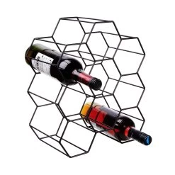 Weinregal Für 9 Flaschen L 36 X H 30cm CUBICLE In Schwarz